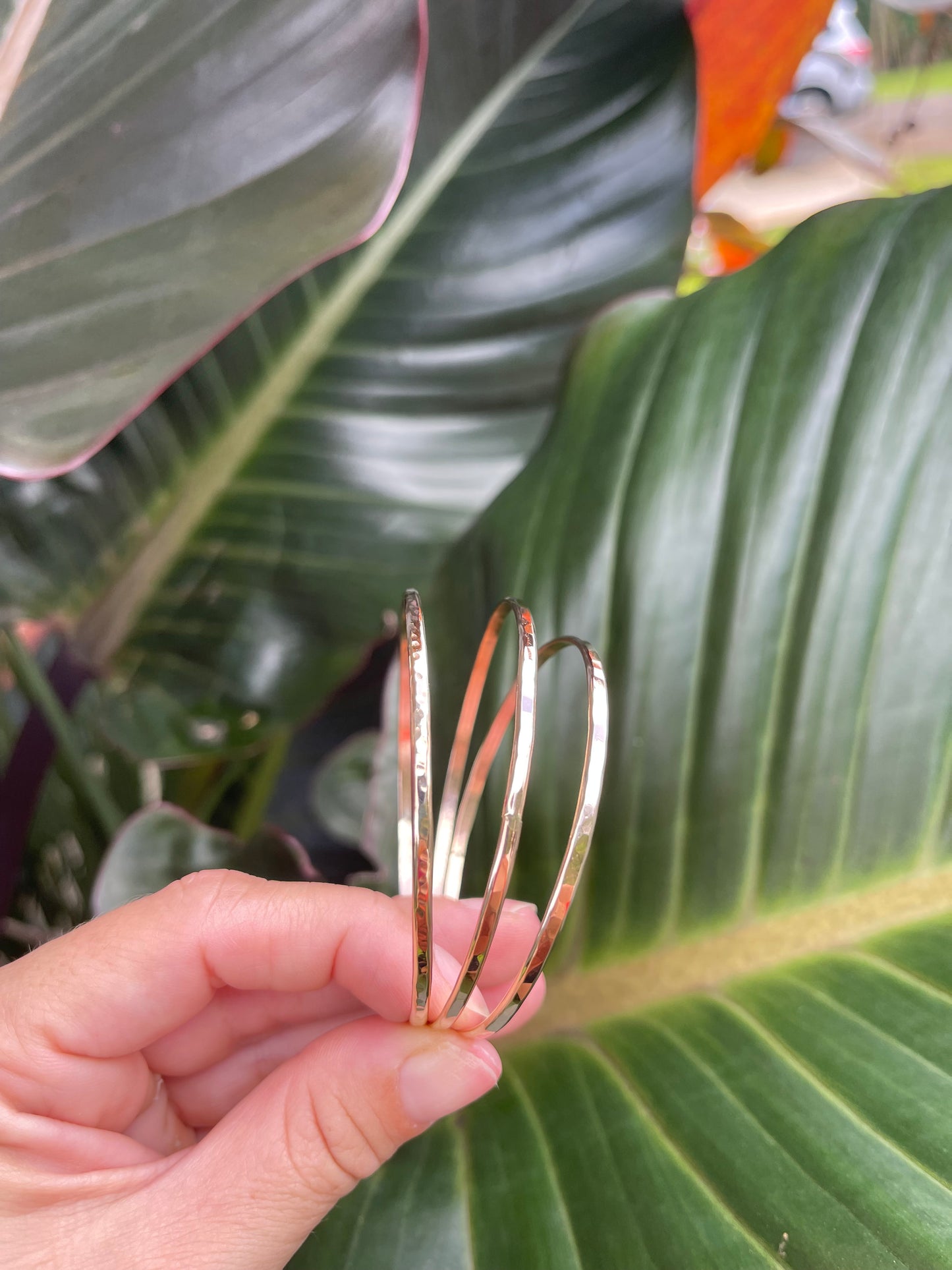 Hammered Bangle