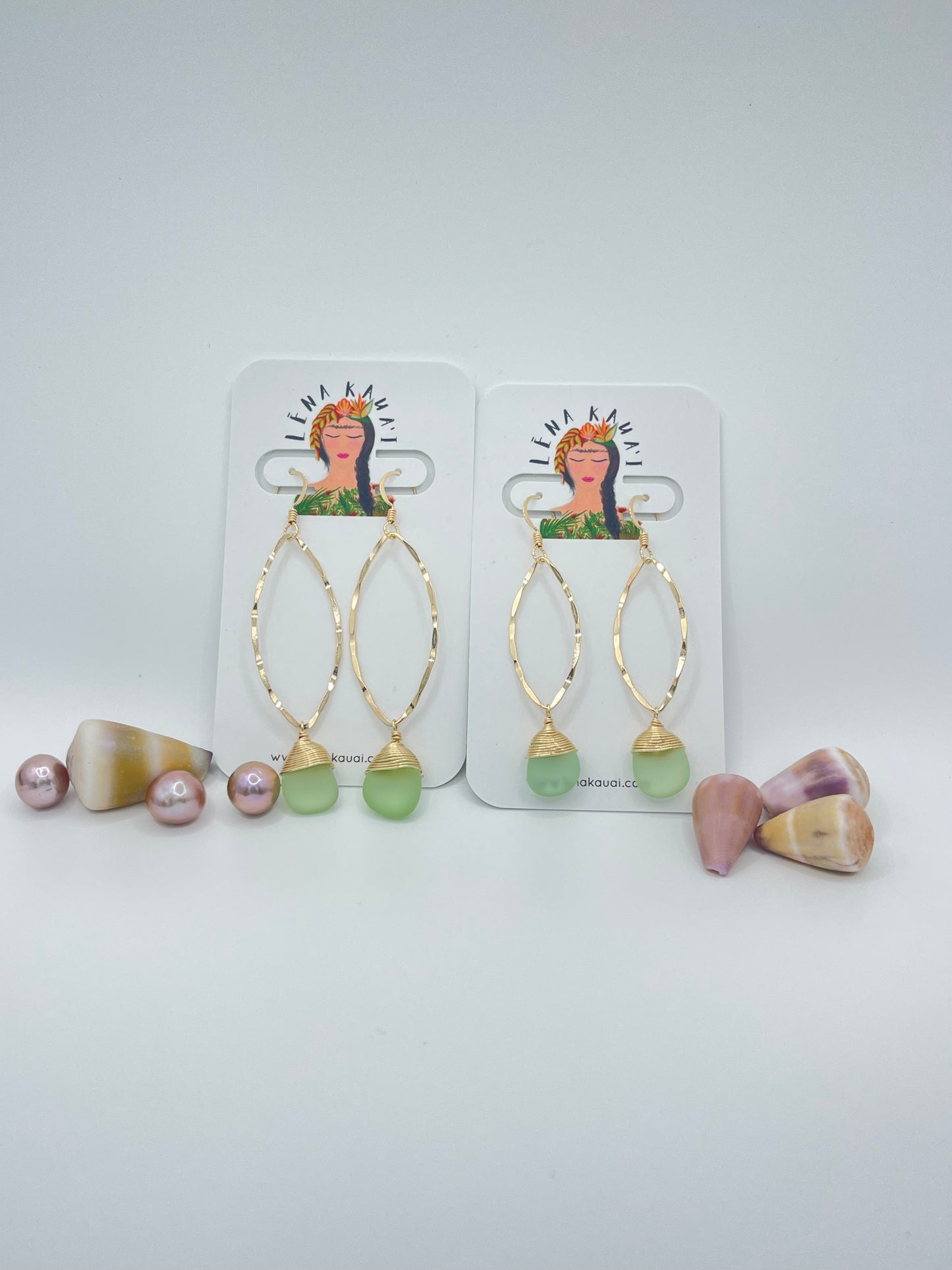 Sea Glass Dangles